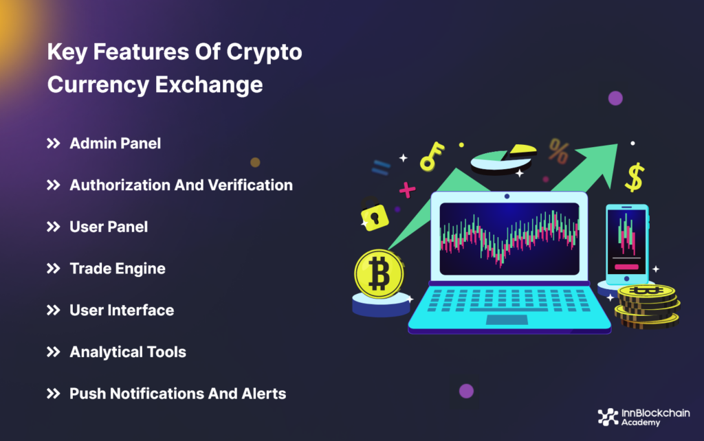 Key features of cryptocurrency exchange