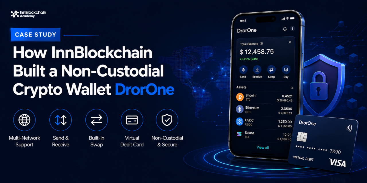 How InnBlockchain Built a Non-Custodial Crypto Wallet — DrorOne Case Study