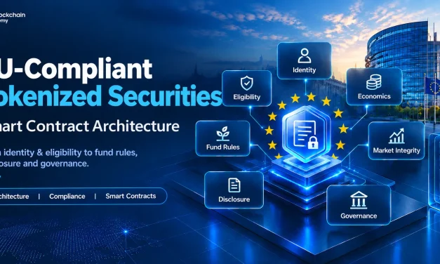 EU-Compliant Tokenized Securities: Smart Contract Architecture