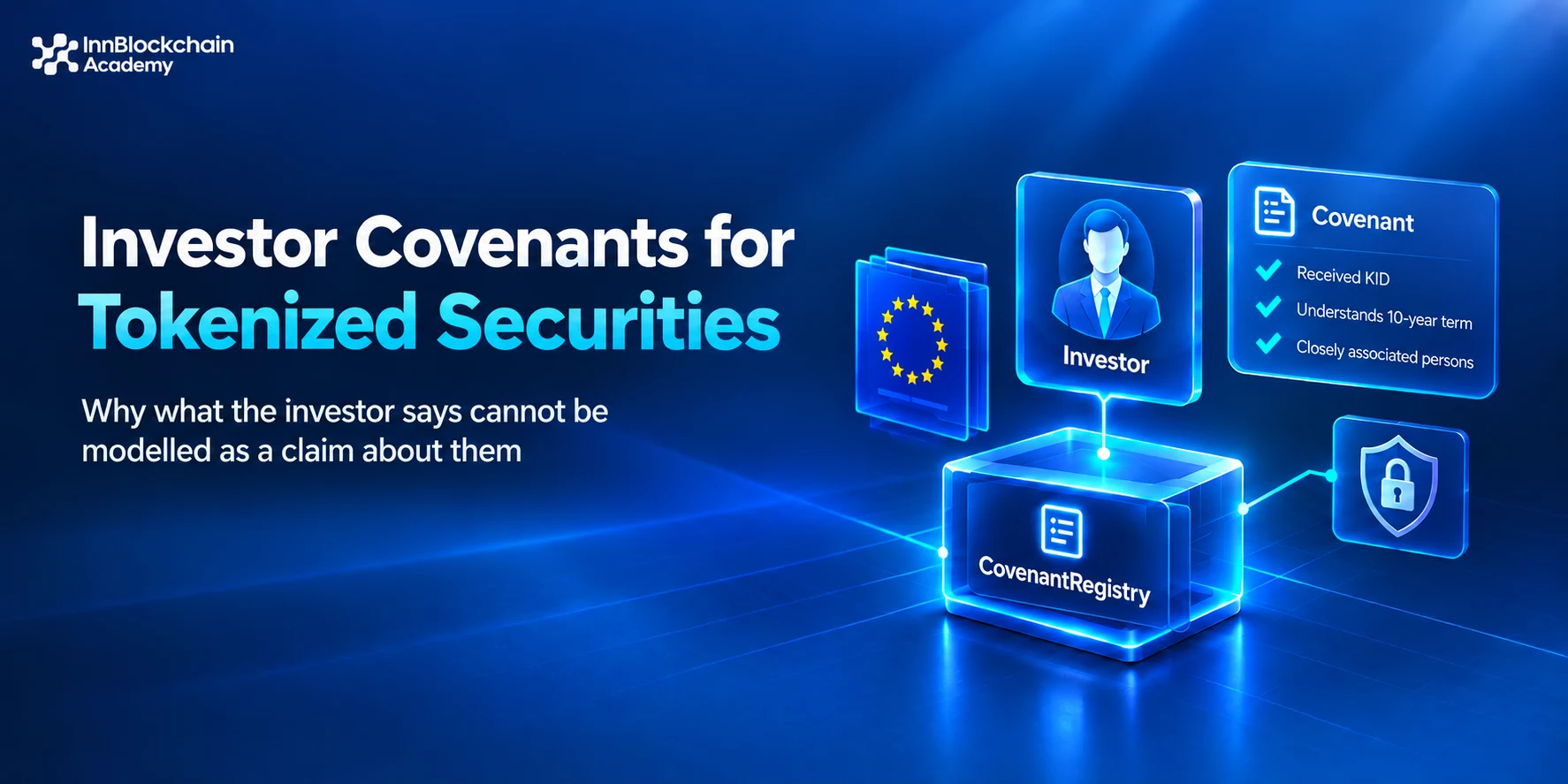 Investor Covenants for Tokenized Securities Smart Contract Architecture